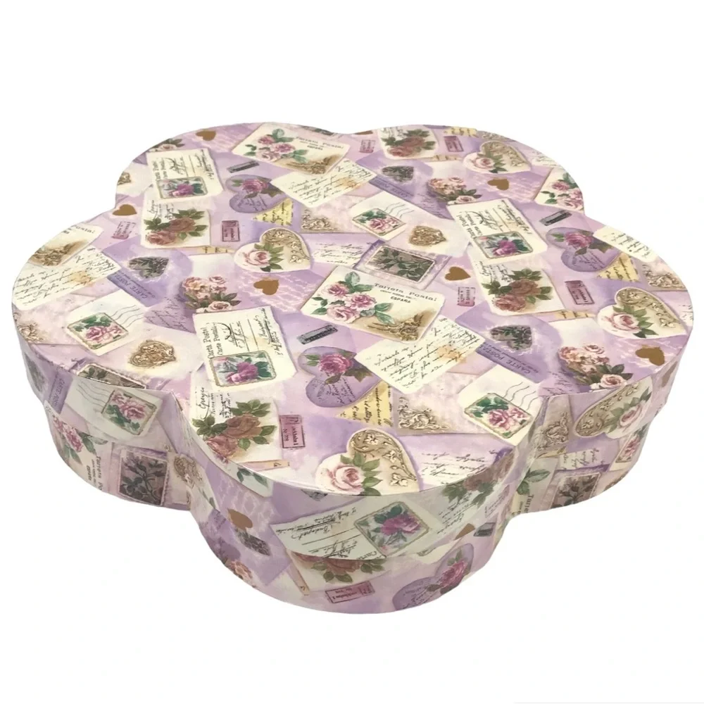 Keepsake Memory Postcard Print Petal Box Storage